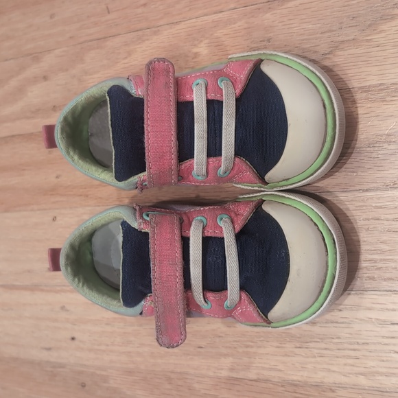 See Kai Run Kids' Navy and Pink Sneakers - Picture 3 of 6